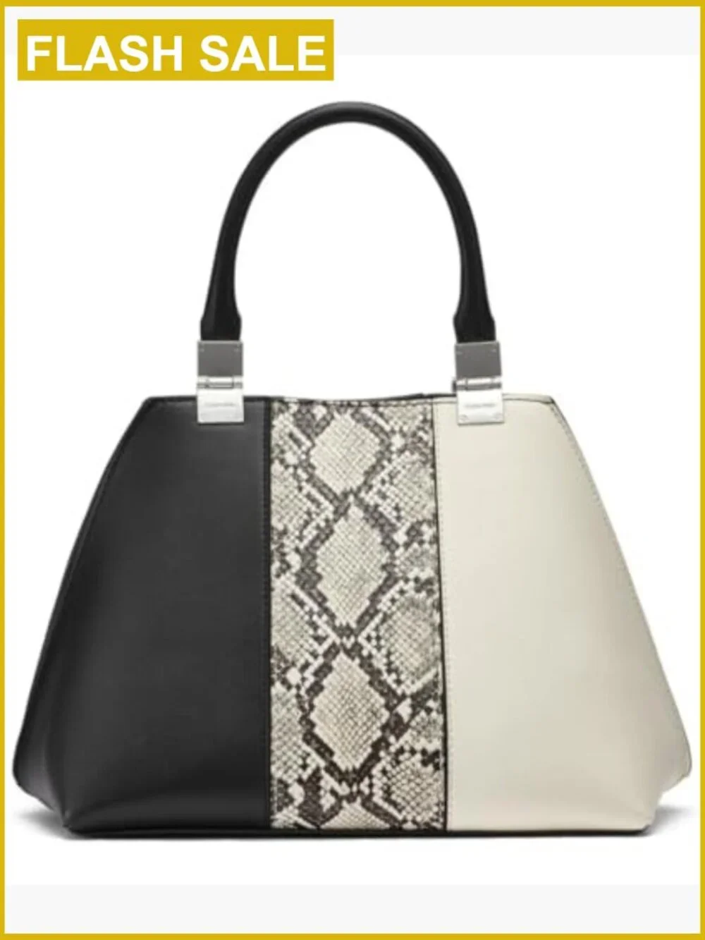 Geometric Satchel 2 in 1 Crossbody Top Handle Bag